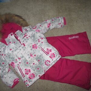 Oshkosh B'gosh Girls 2PC Snowsuit 3T